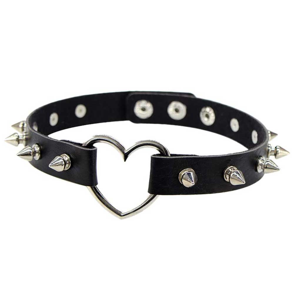 Bullet 69 Funky Punk - Spike with Heart Foulard - Noir/Noir
